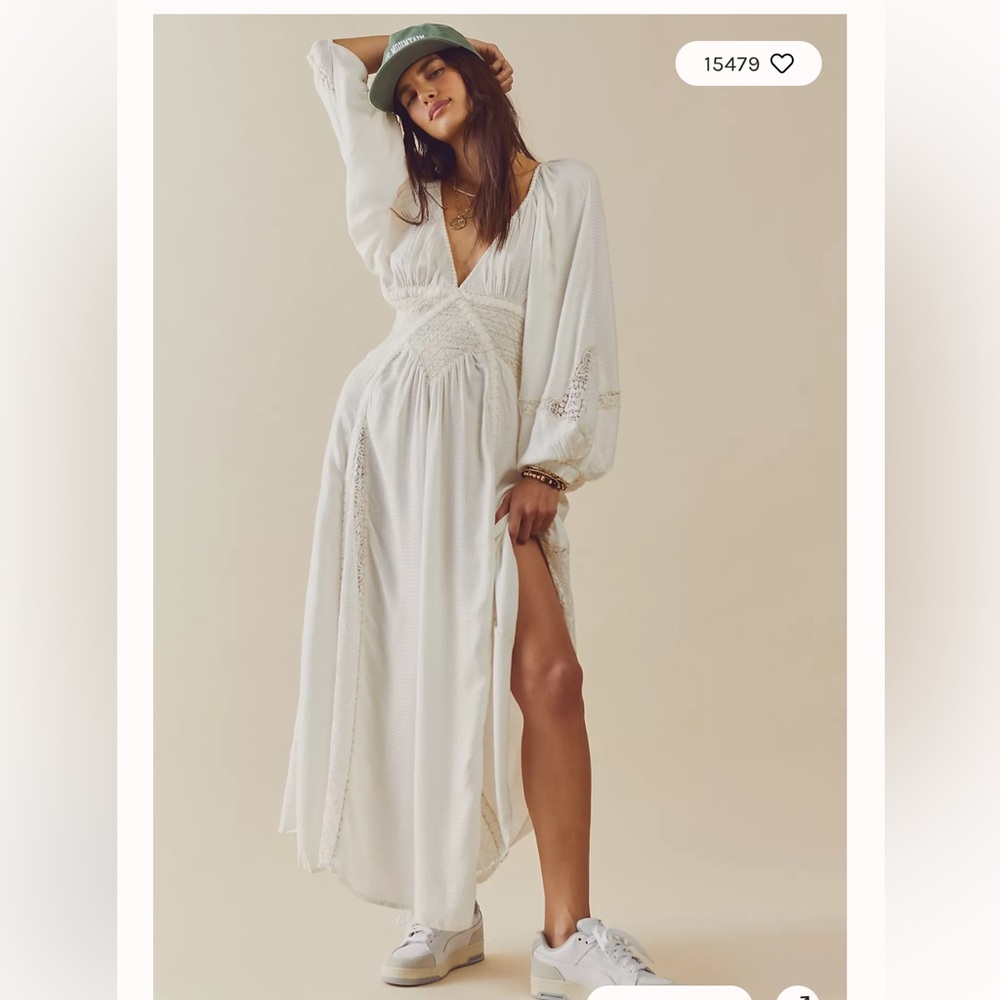 FREE PEOPLE Southwest Lace Maxi Dress